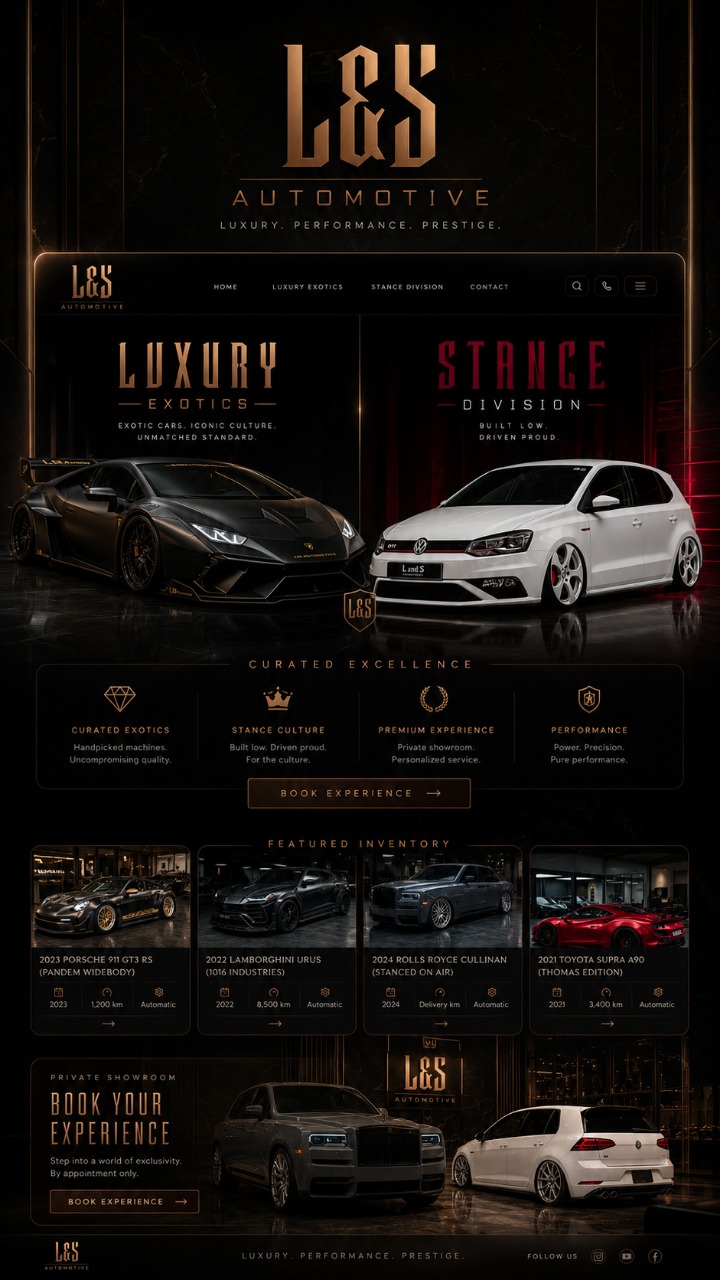 L&S Automotive — Luxury. Performance. Prestige.