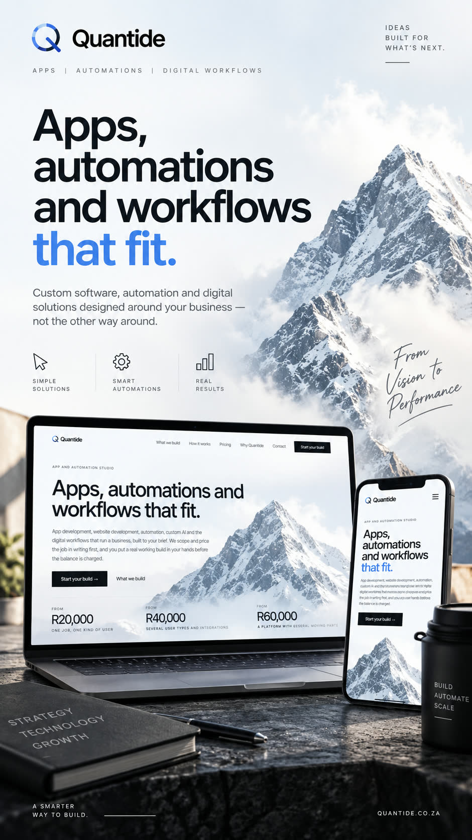 Quantide — Apps, Automations & Workflows That Fit