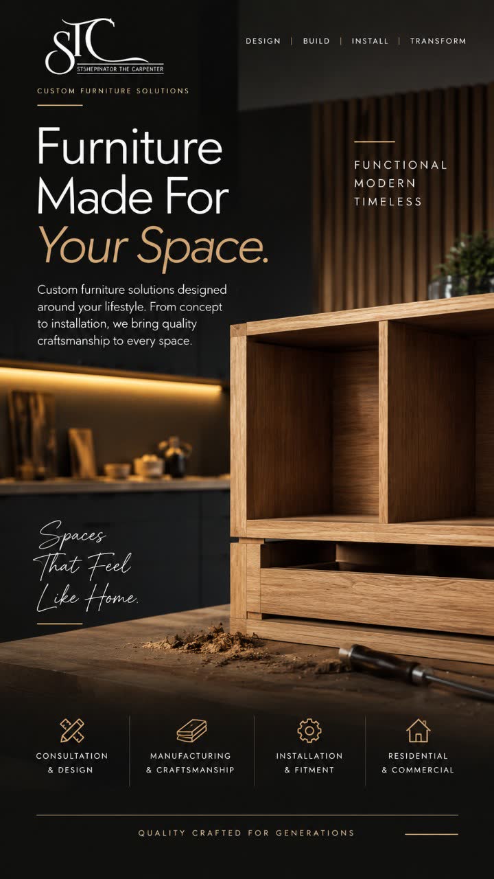 STC Carpentry — Furniture Made For Your Space